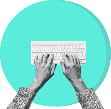 hands keyboard